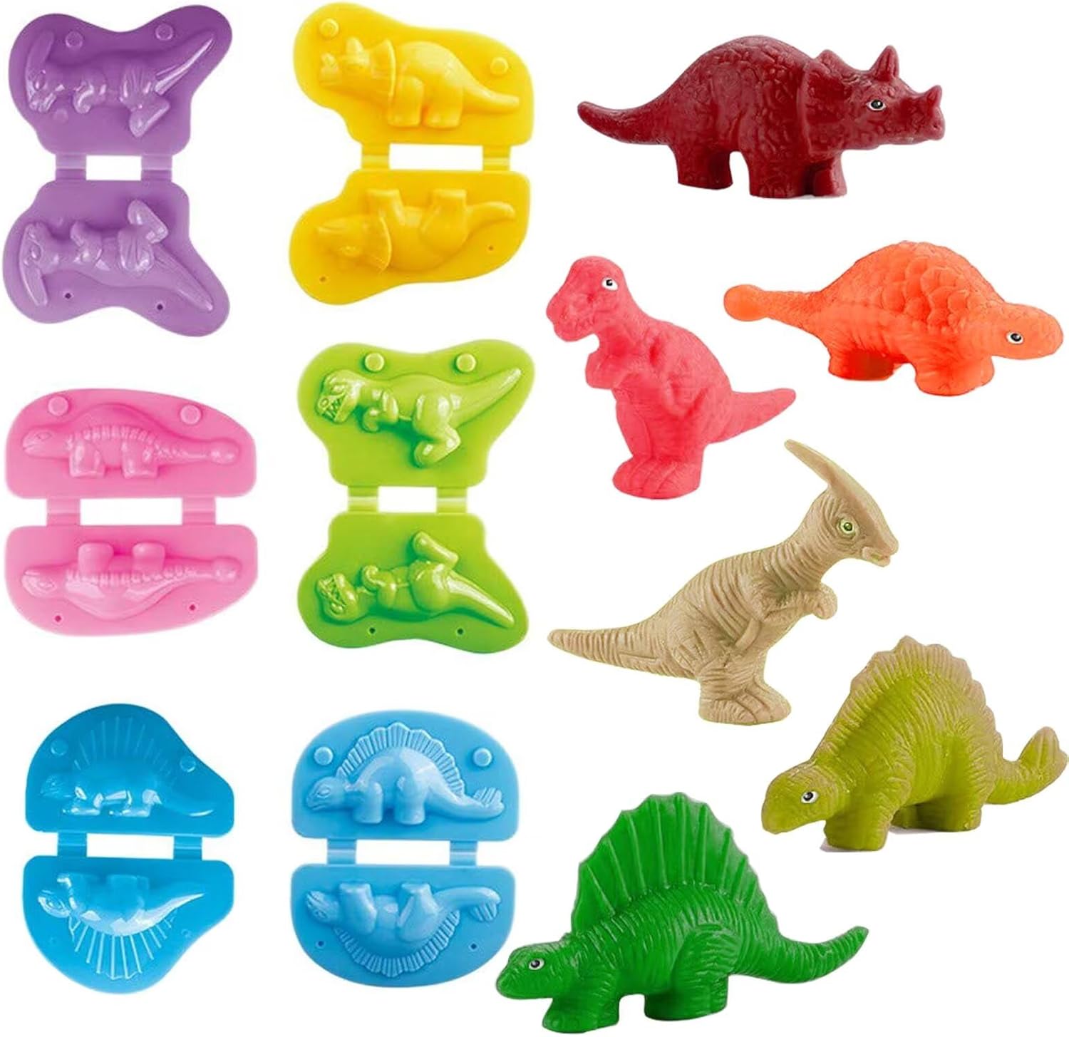 Kids & Toys Expo Saudi Arabia - 6 Dino Molds Dough Set with