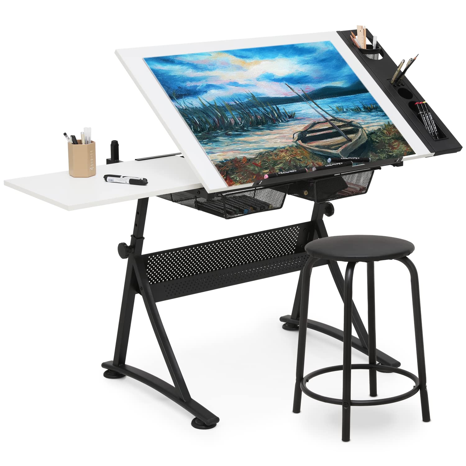 Kids & Toys Expo Saudi Arabia - Adjustable Drafting Desk with Tiltable Top