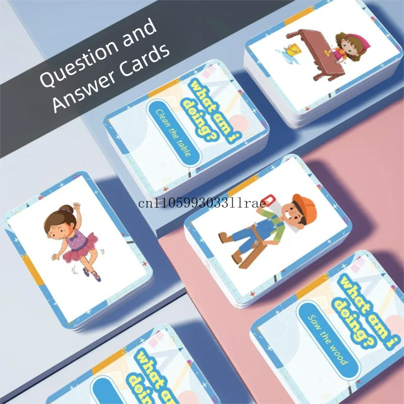 Educational Flash Card - English Parent Child Q&A Card Behavioral