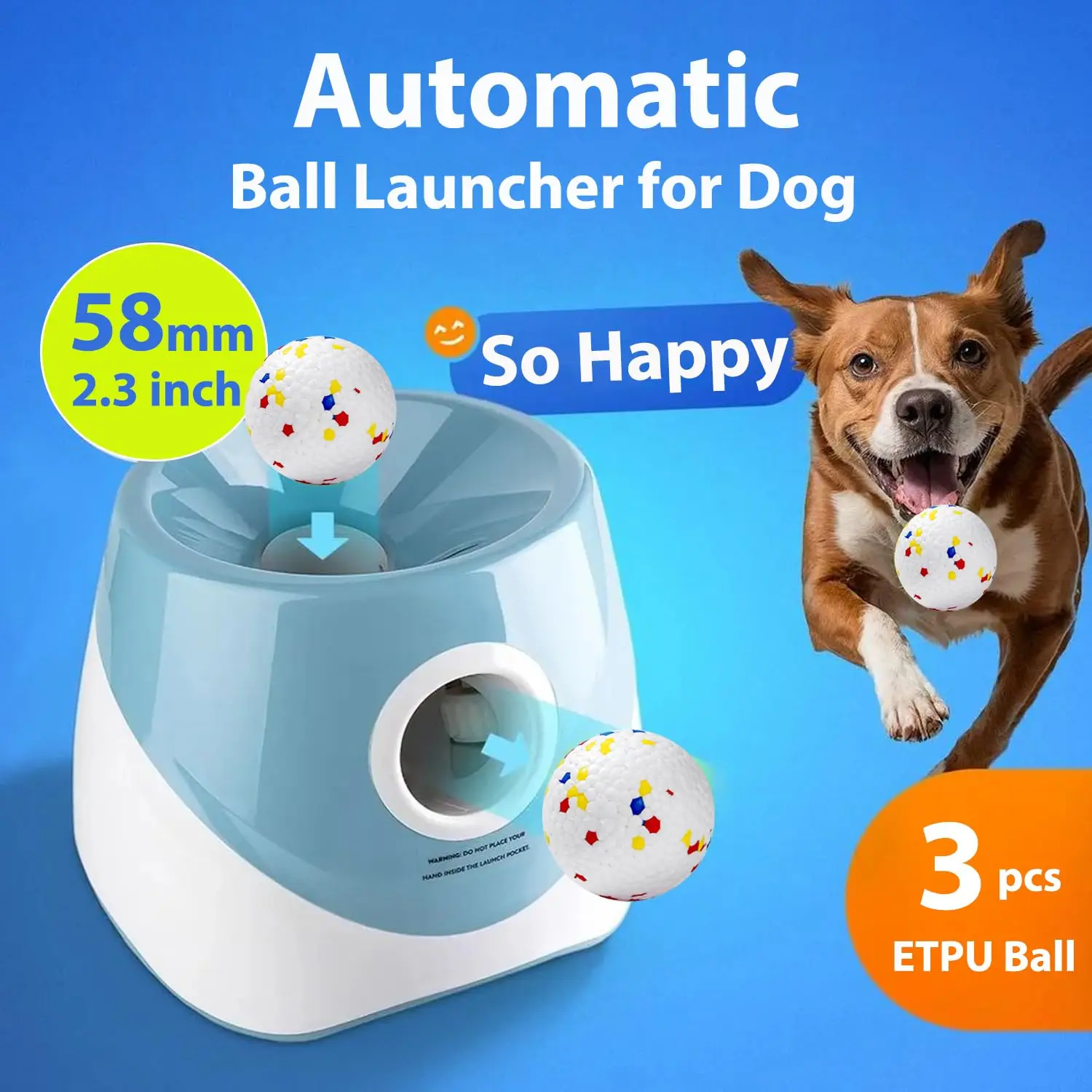 Dog Tennis Ball Launcher Dogs  - Catapult Launcher Toy บทวิจารณ์และราคา