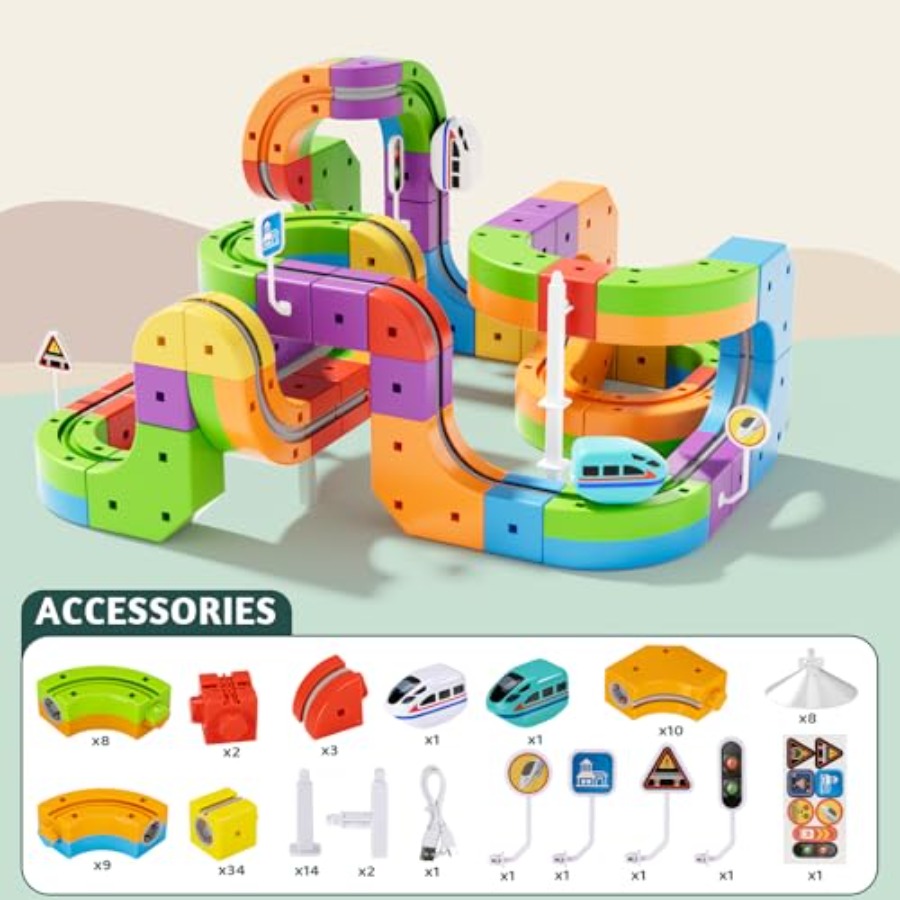 Electric train set for kids 3- - Kids' Toy บทวิจารณ์และราคา