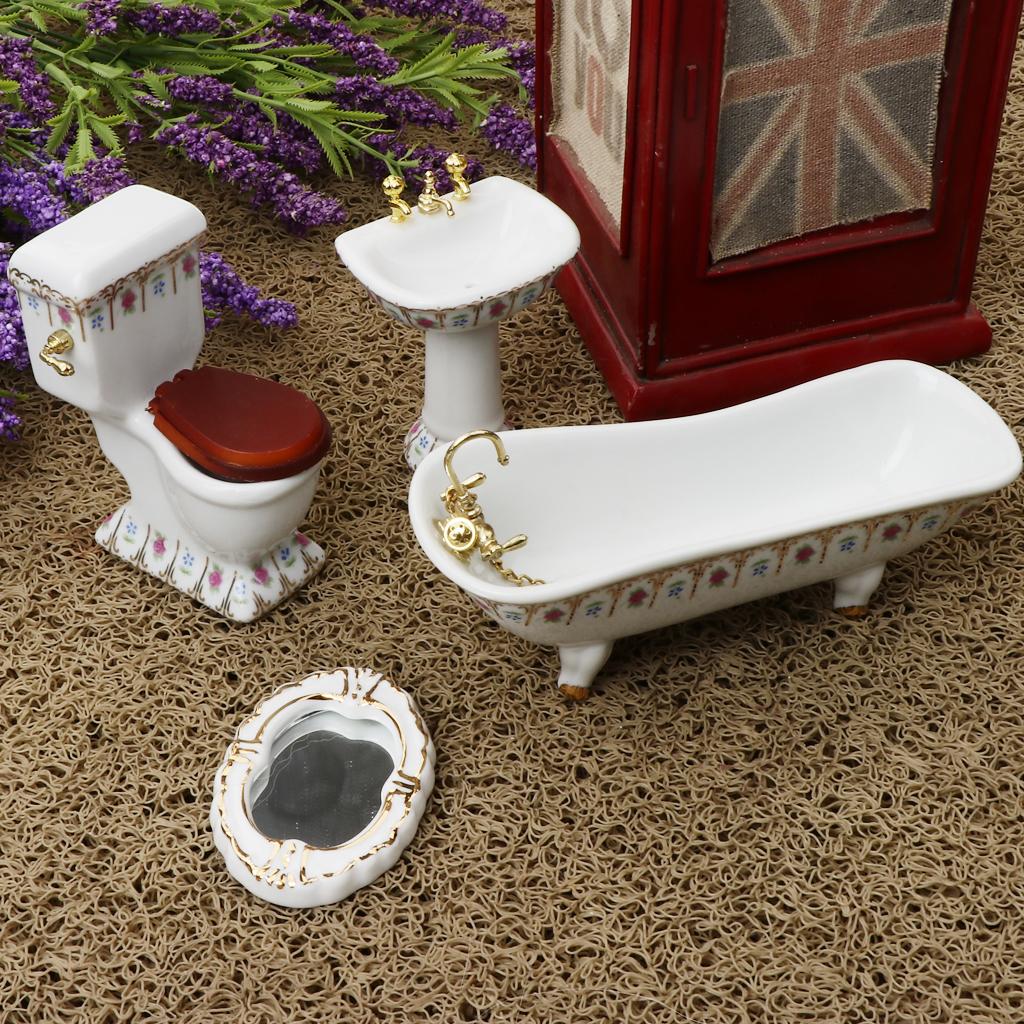 Dollhouse Bathroom Accessories - Kids Toys In Store บทวิจารณ์และราคา
