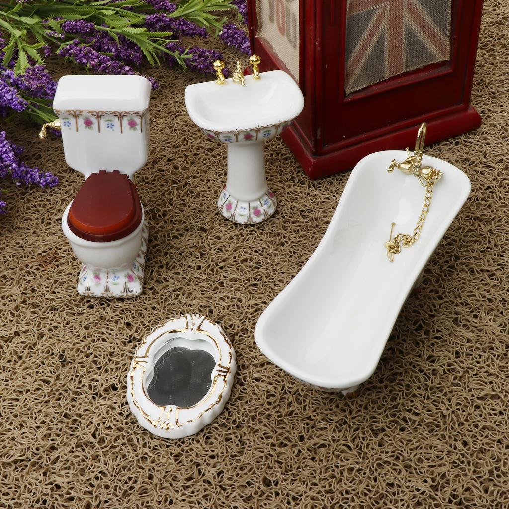 Dollhouse Bathroom Accessories - Kids Toys In Store บทวิจารณ์และราคา