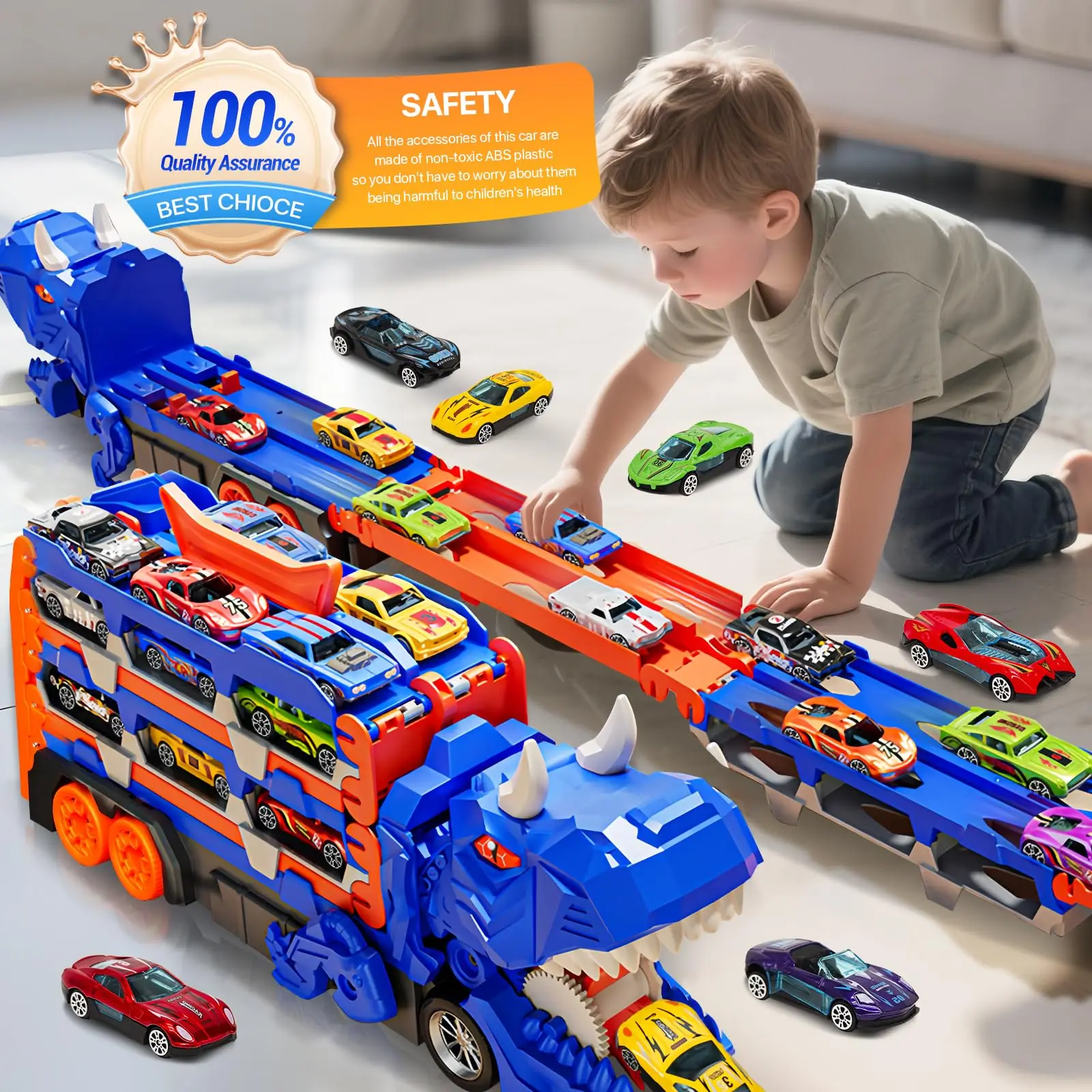 Dinosaur Transport Truck Toy R - Dinosaur Figurine Set บทวิจารณ์และราคา