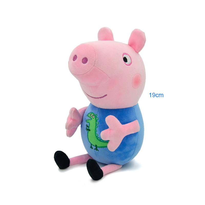 Genuine 19cm Peppa Pig Plush T - Dinosaur Figurine Set บทวิจารณ์และราคา