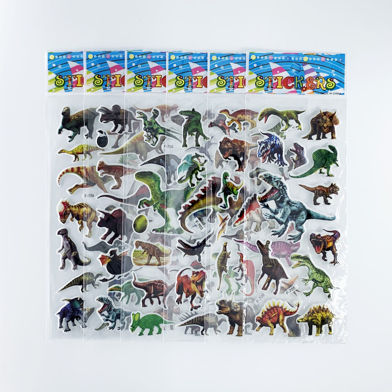 12 Sheets/Set Dinosaur Series  - Dinosaur Figurine Set บทวิจารณ์และราคา