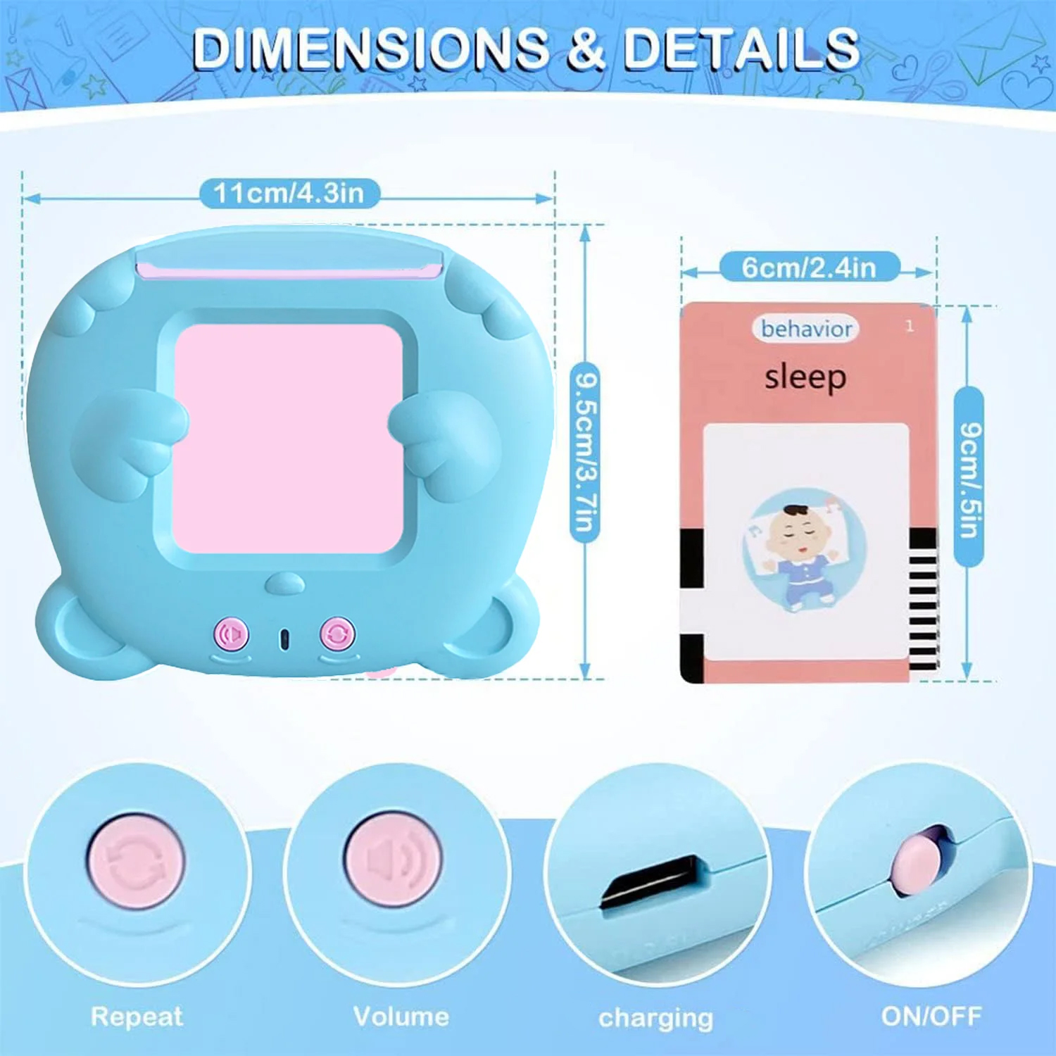Toddler Talking Flash Cards fo - Educational Flash Card บทวิจารณ์และราคา
