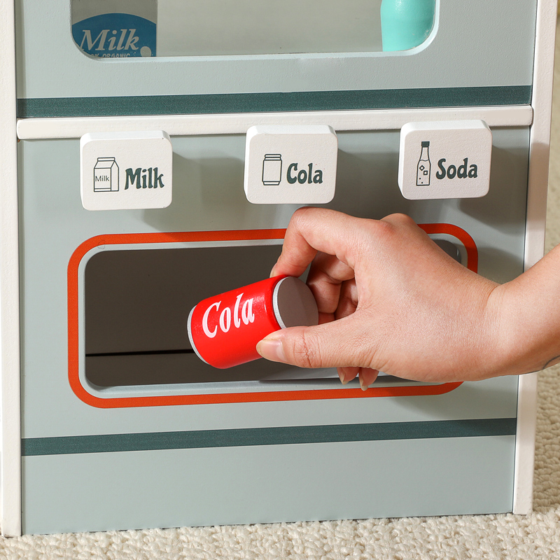 Kids Wooden Grocery Store Play - Kids Toys Vending Machine บทวิจารณ์และราคา