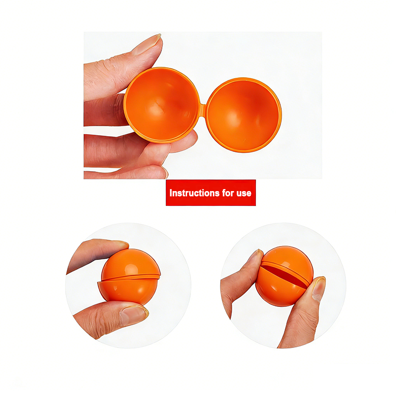 100-500Pcs 4CM Orange Plastic  - Kids Toys Vending Machine บทวิจารณ์และราคา