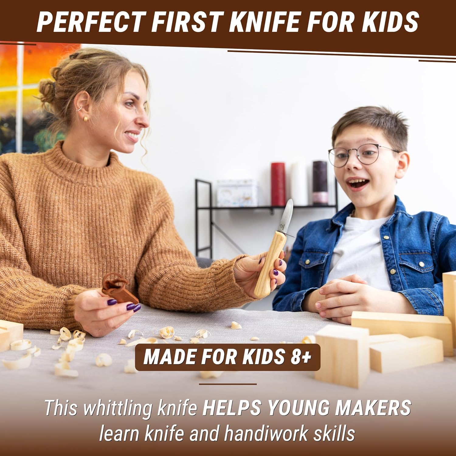 Safe Wood Carving Knife for Ki - Kids & Toys Expo Saudi Arabia บทวิจารณ์และราคา