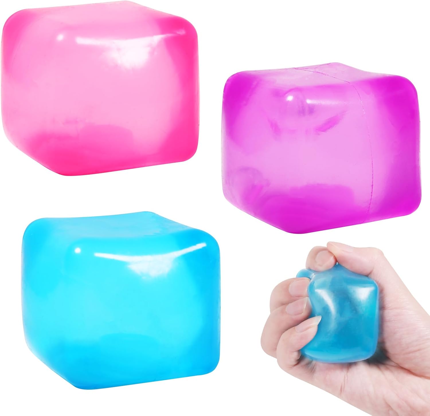 Stress Cube Squishy Stress Bal - Kids & Toys Expo Saudi Arabia บทวิจารณ์และราคา