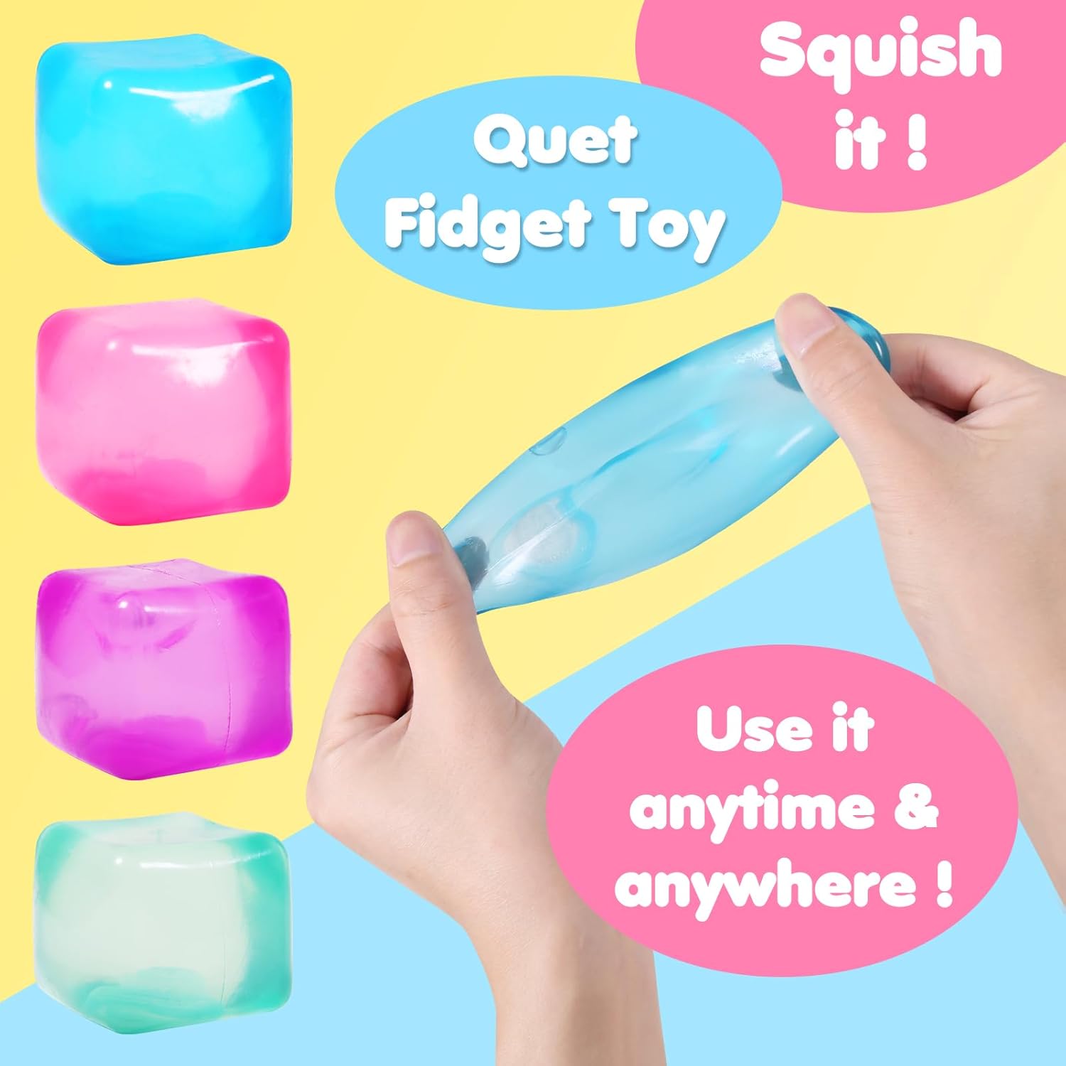 Stress Cube Squishy Stress Bal - Kids & Toys Expo Saudi Arabia บทวิจารณ์และราคา