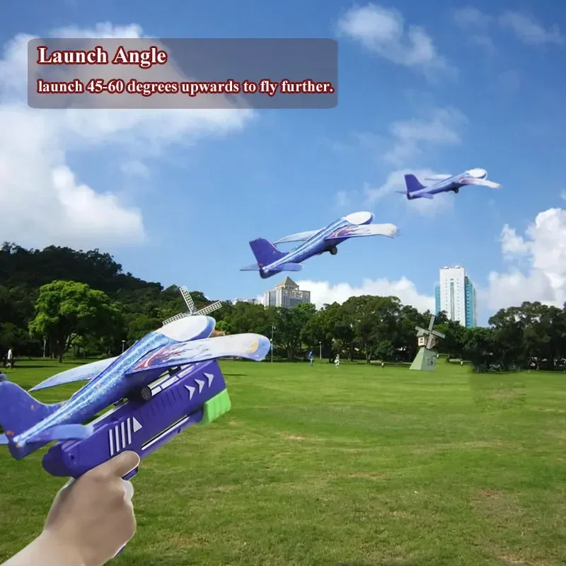 Kids 24/34cm Foam Plane Toy Gu - Catapult Launcher Toy บทวิจารณ์และราคา