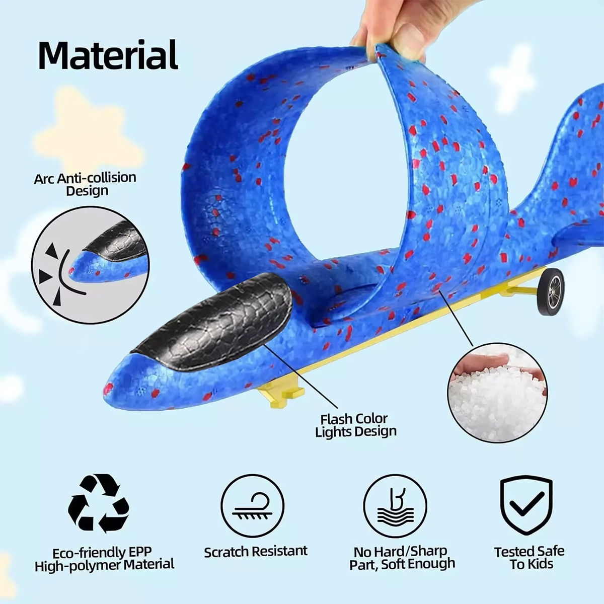 Kids Foam Aircraft 10M Launche - Catapult Launcher Toy บทวิจารณ์และราคา