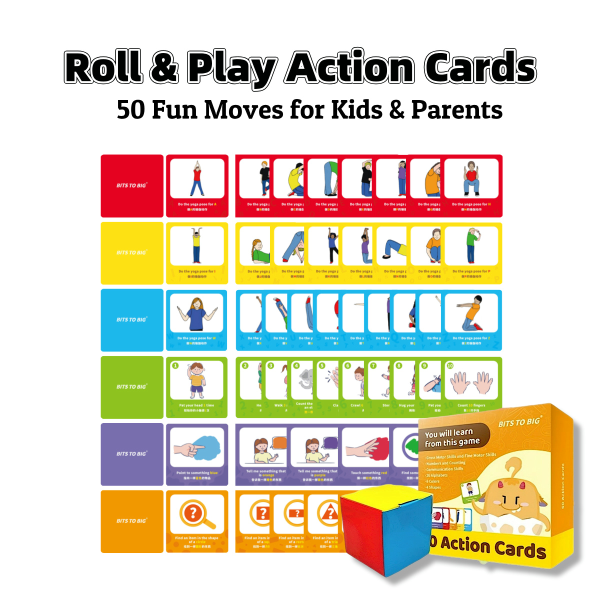 Interactive Alphabet Yoga Toy  - Educational Flash Card บทวิจารณ์และราคา