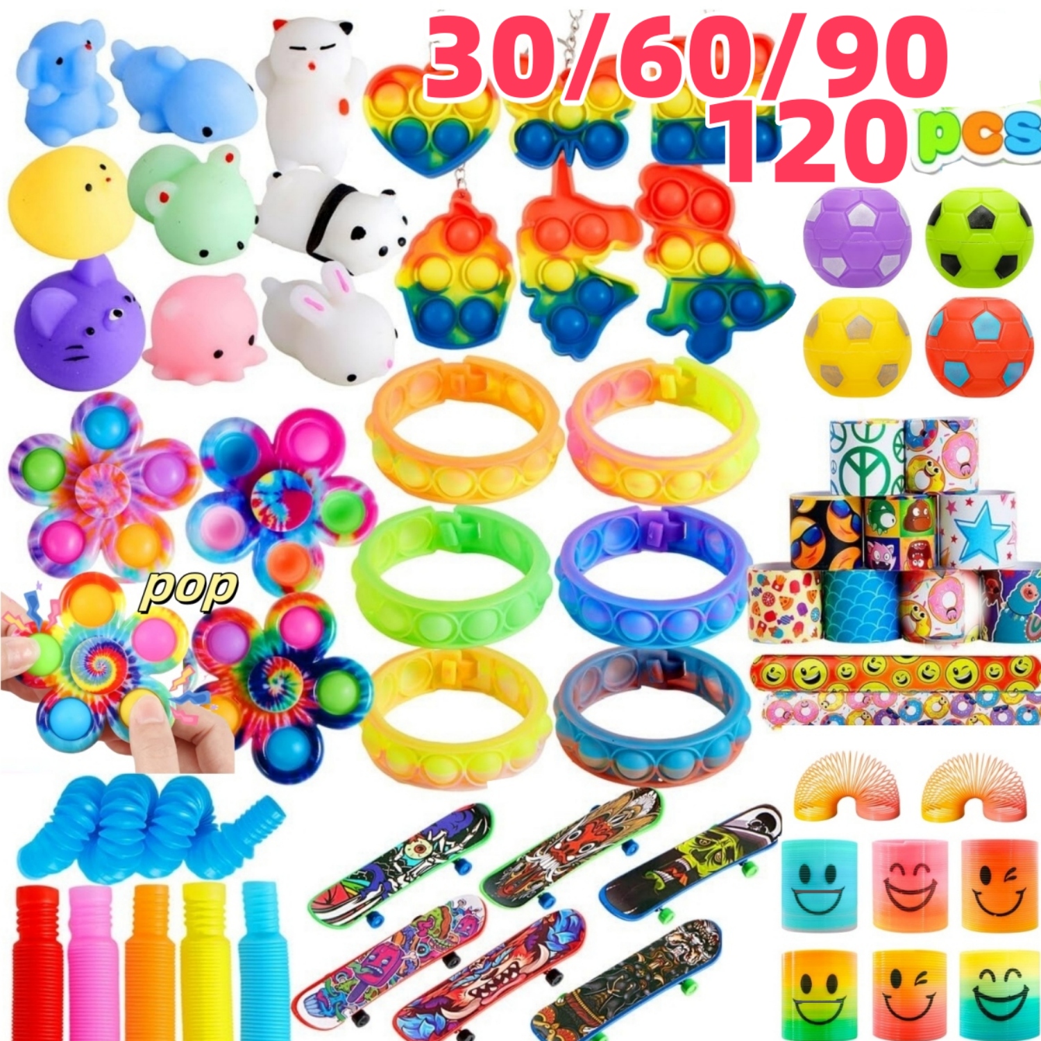 Bulk Pack of 30-120 Popular Fi - Kids & Toys Expo Saudi Arabia บทวิจารณ์และราคา