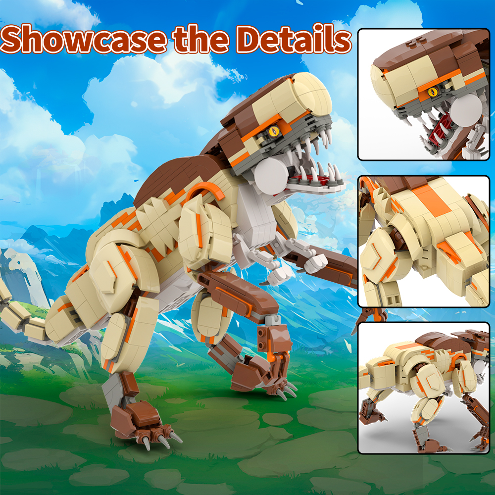 Giant Dinosaur Building Blocks - Dinosaur Figurine Set บทวิจารณ์และราคา