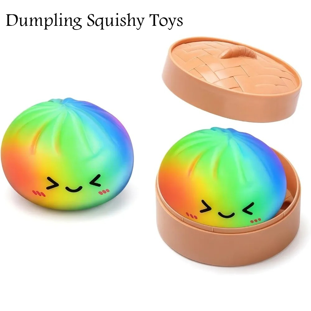 Rainbow Dumpling Squishy Toy T - Kids Toys Basket บทวิจารณ์และราคา