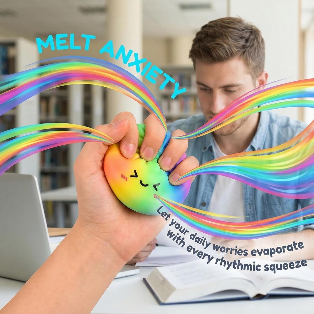 Rainbow Dumpling Squishy Toy T - Kids Toys Basket บทวิจารณ์และราคา