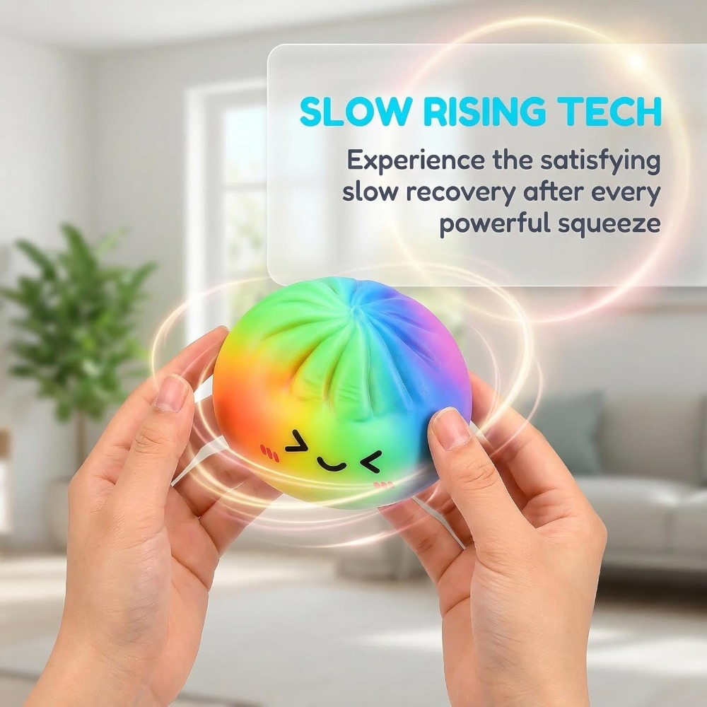 Rainbow Dumpling Squishy Toy T - Kids Toys Basket บทวิจารณ์และราคา