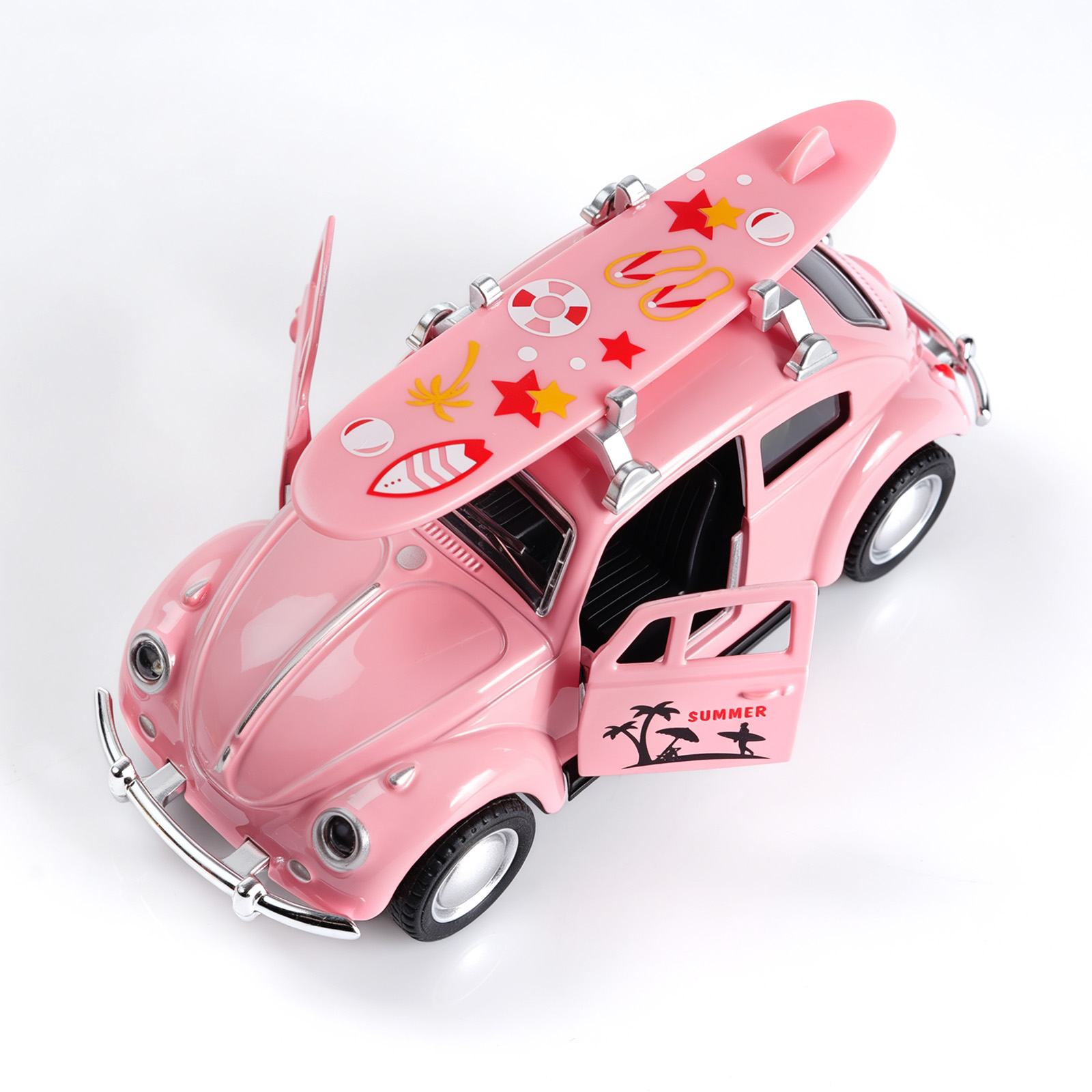 1:36 Pink Volkswagen Beetle Di - Kids Toys Cars บทวิจารณ์และราคา
