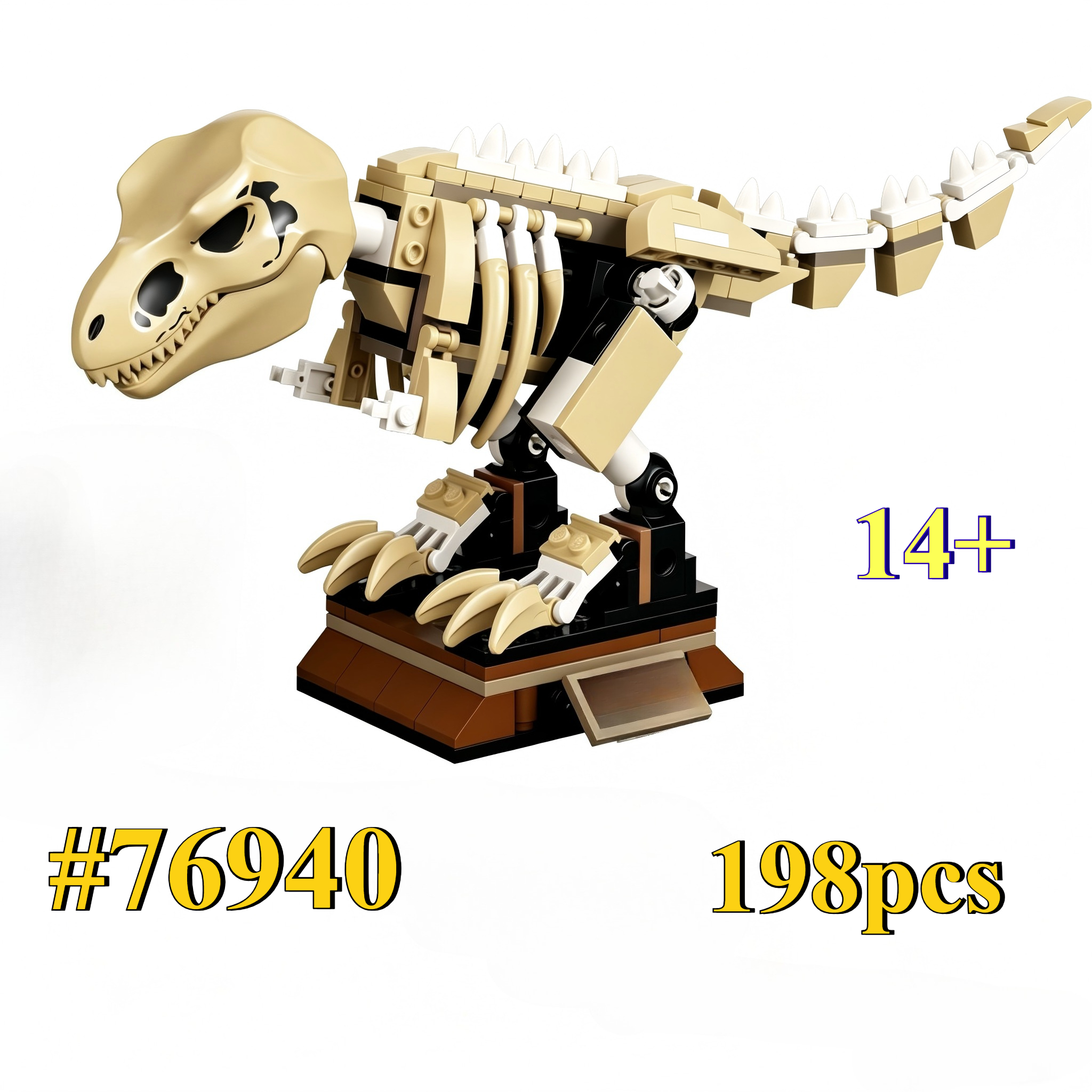 Fossil Skeleton of Dinosaur 76 - Dinosaur Figurine Set บทวิจารณ์และราคา