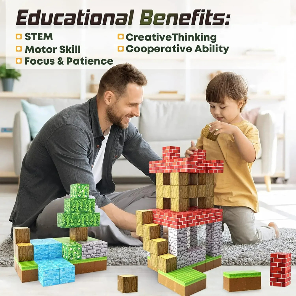 DIY Magnetic Building Blocks M - Kids Toys In Store บทวิจารณ์และราคา