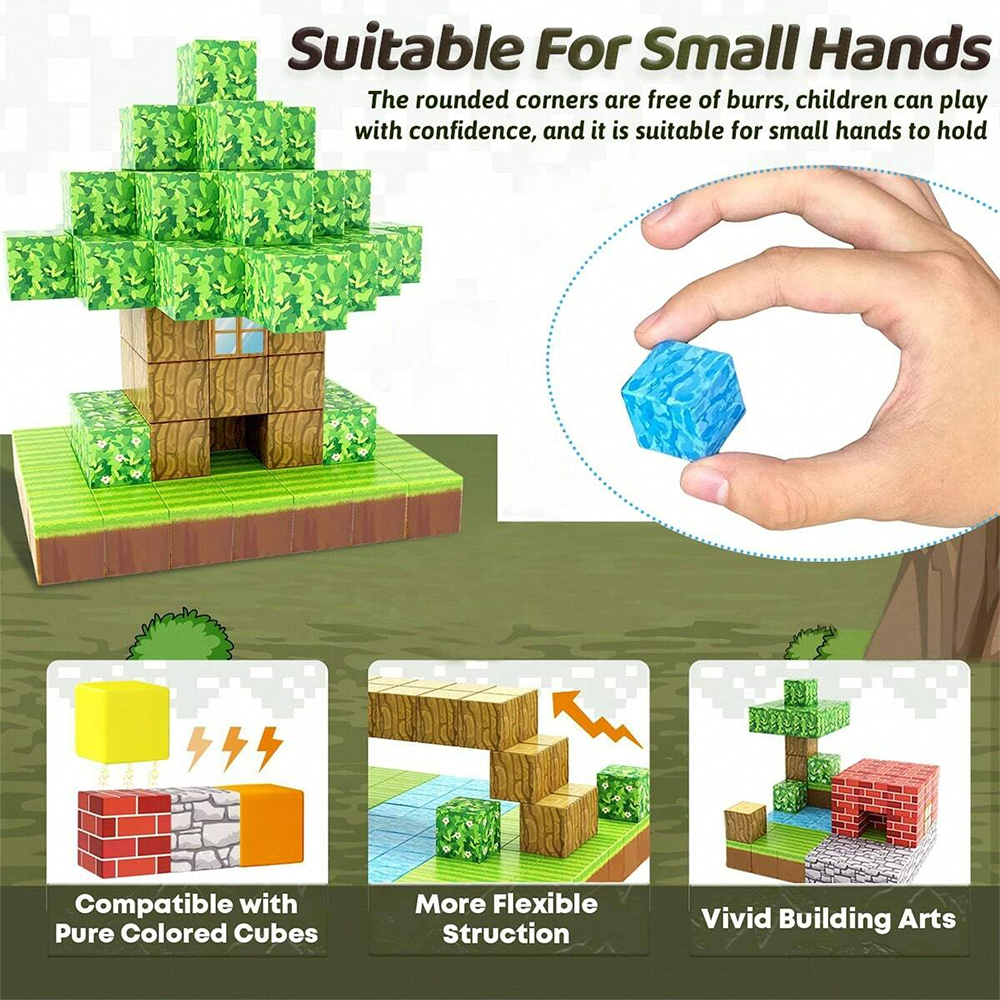 DIY Magnetic Building Blocks M - Kids Toys In Store บทวิจารณ์และราคา