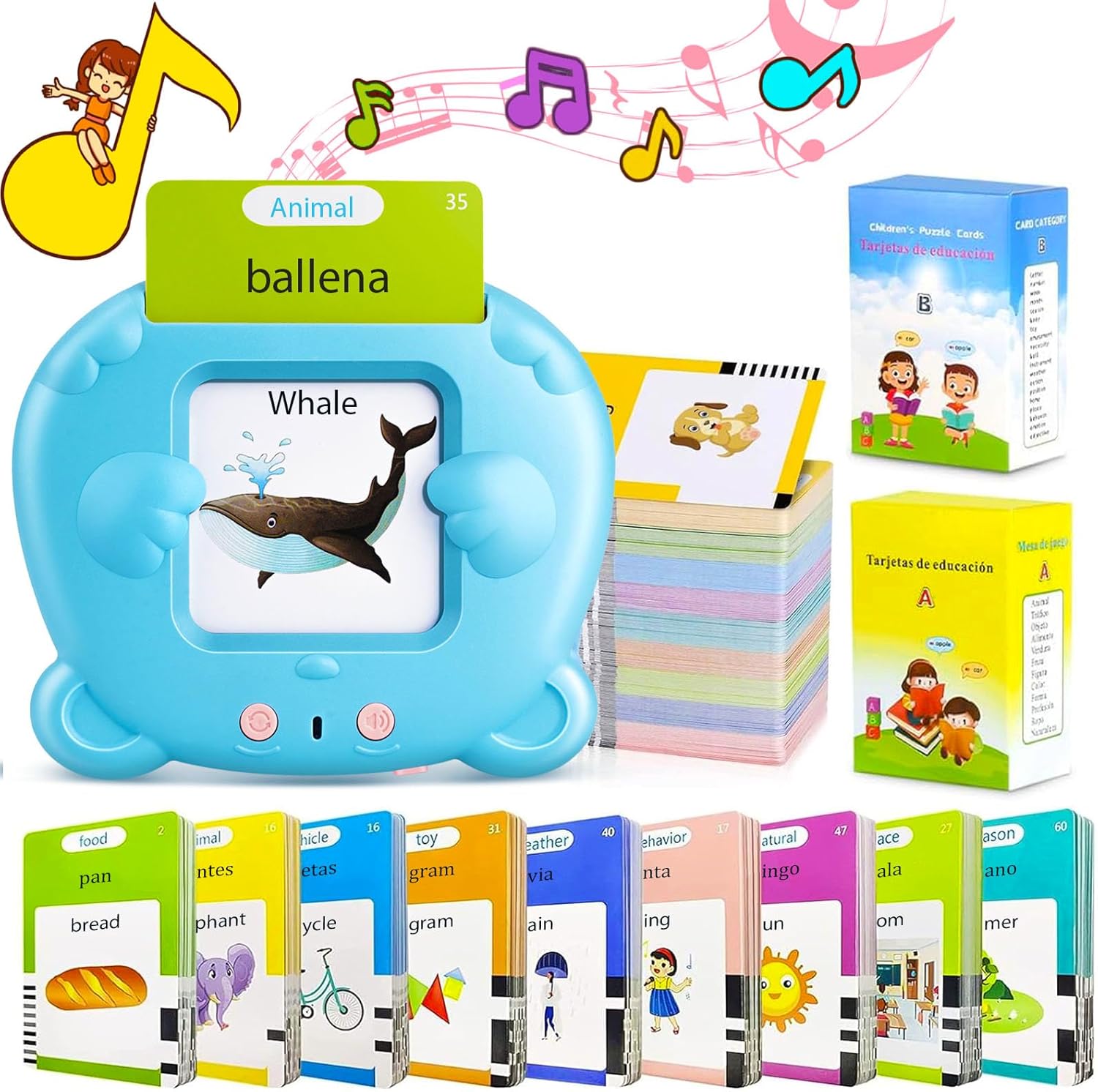 Spanish & English Talking Flas - Educational Flash Card บทวิจารณ์และราคา