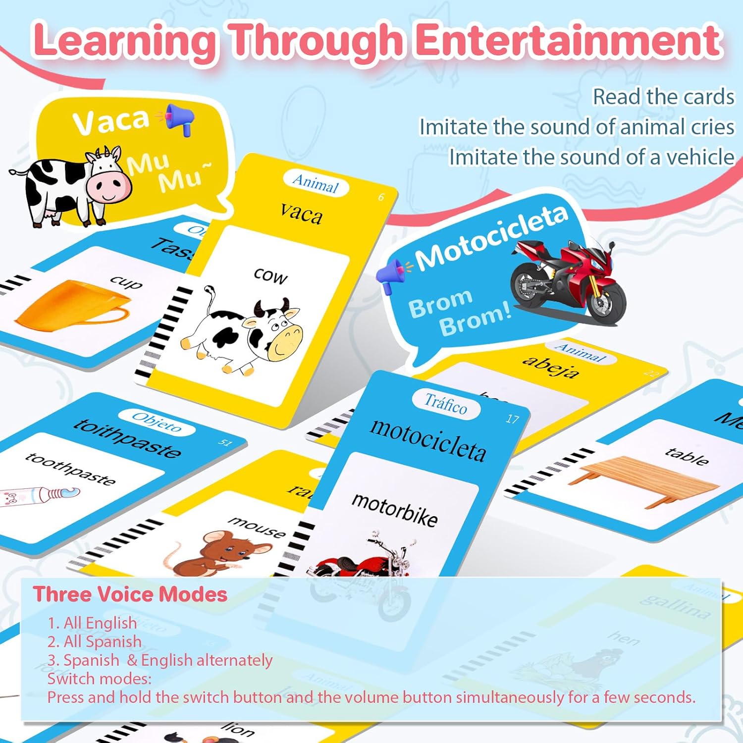 Spanish & English Talking Flas - Educational Flash Card บทวิจารณ์และราคา