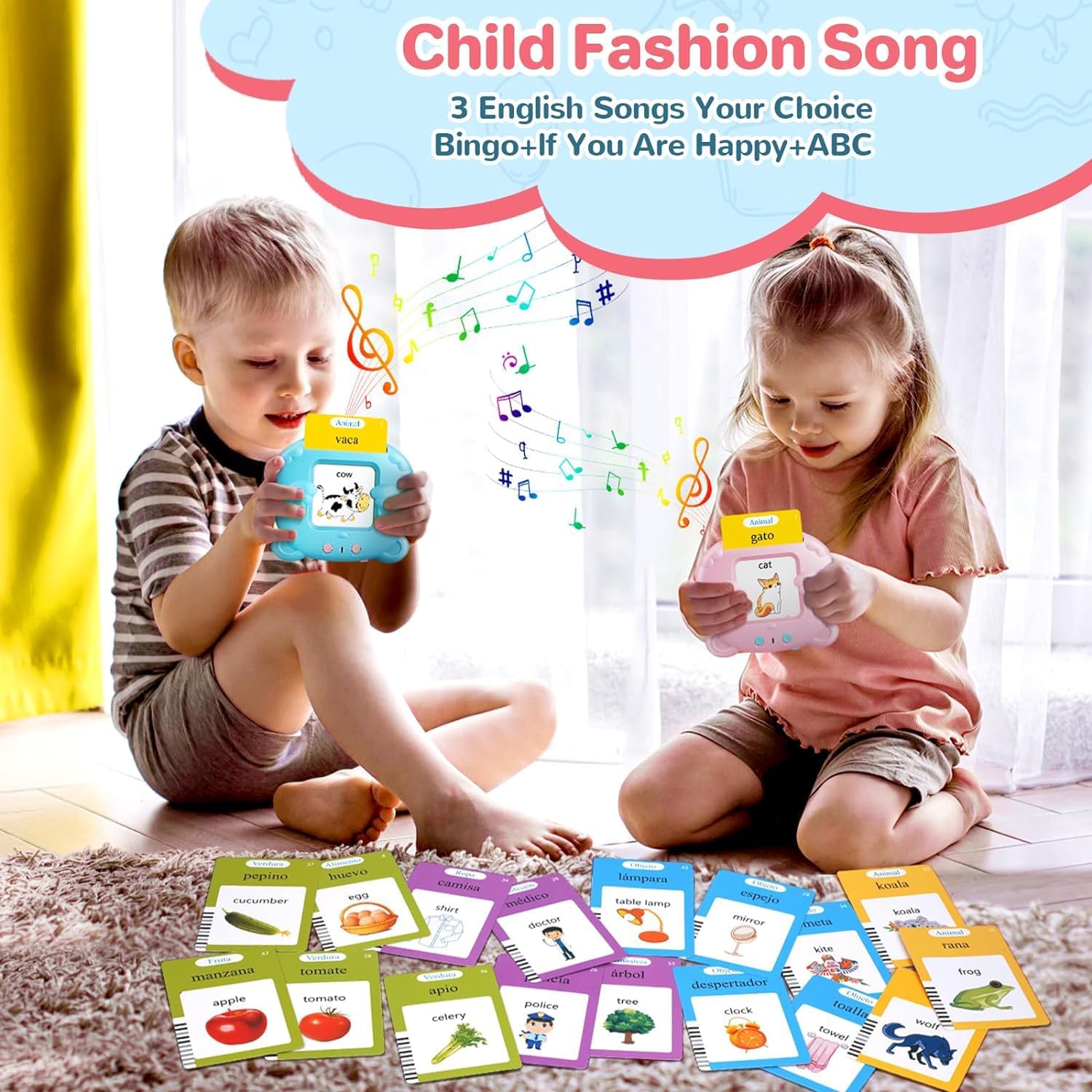 Spanish & English Talking Flas - Educational Flash Card บทวิจารณ์และราคา