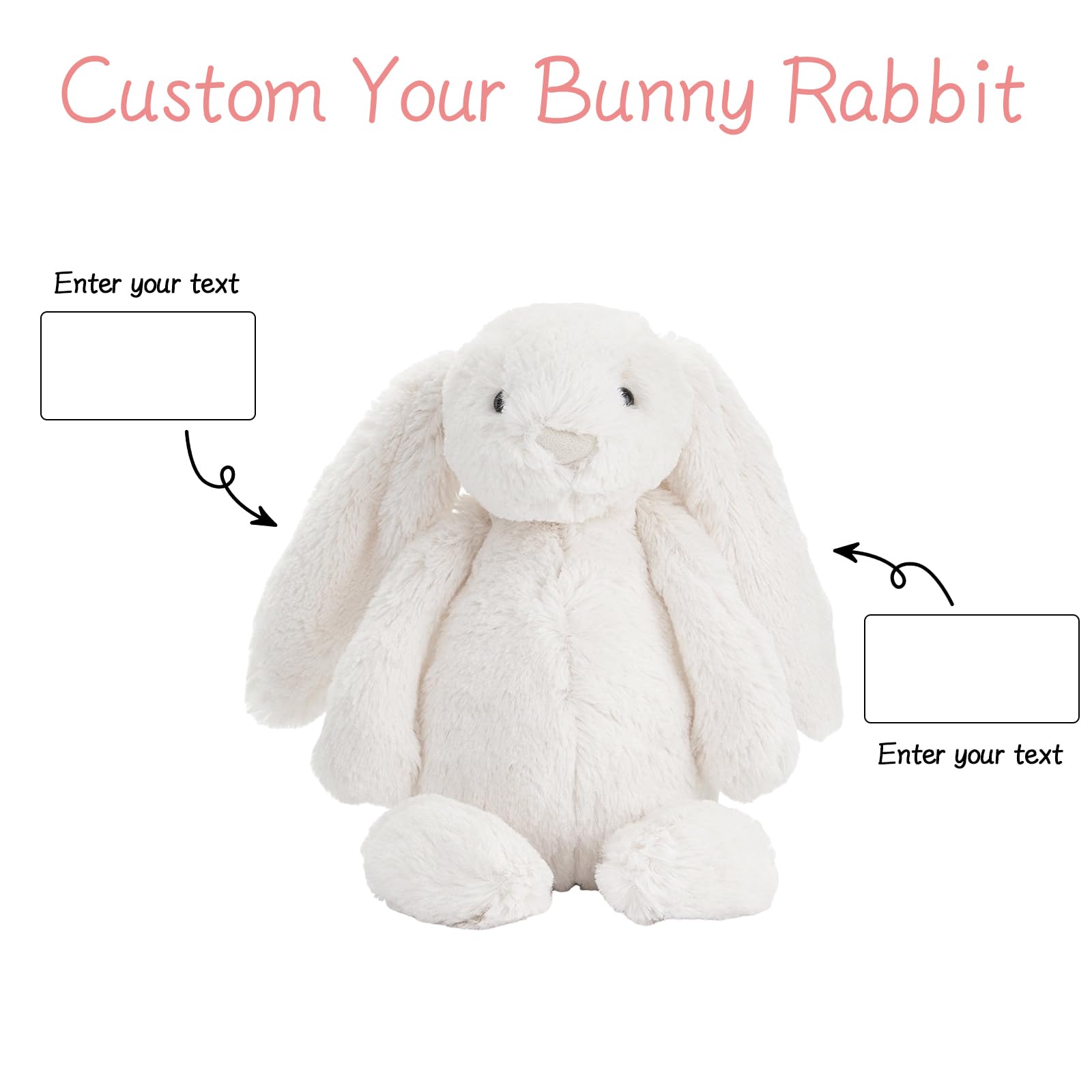 Embroidered Plush Bunny toys P - Kids Toys Names บทวิจารณ์และราคา