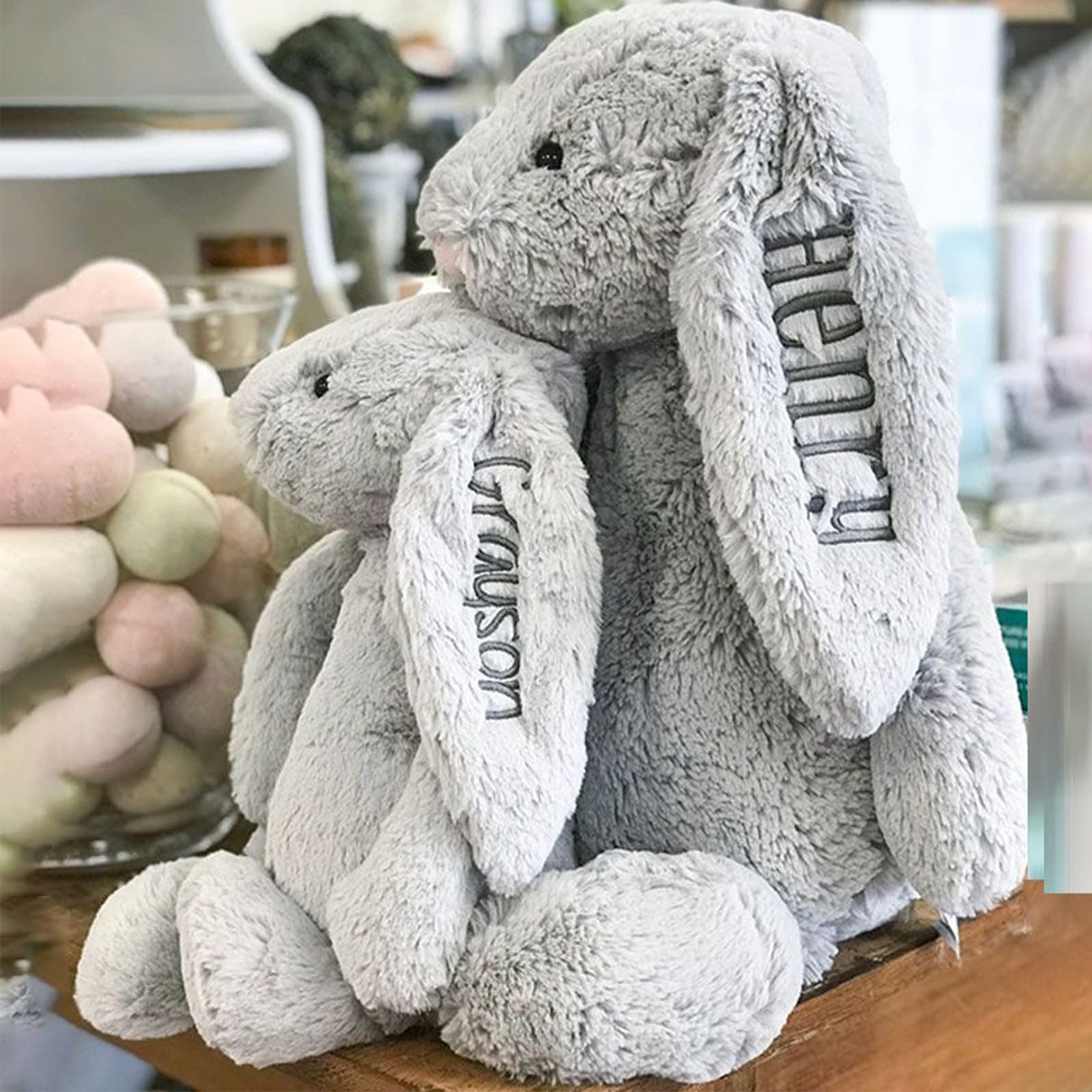 Embroidered Plush Bunny toys P - Kids Toys Names บทวิจารณ์และราคา