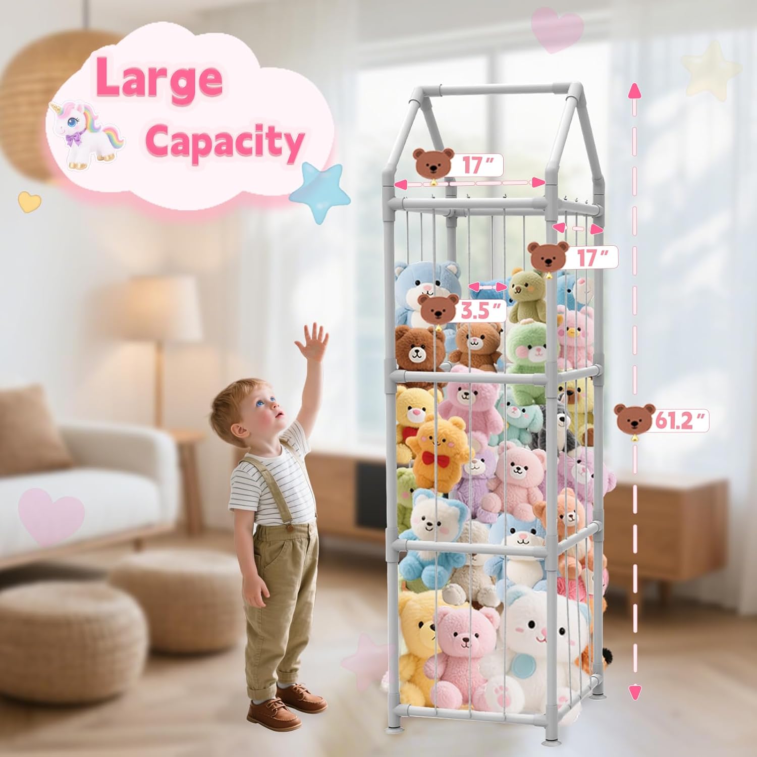 Stuffed Animal Storage with Su - Kids & Toys Expo Saudi Arabia บทวิจารณ์และราคา