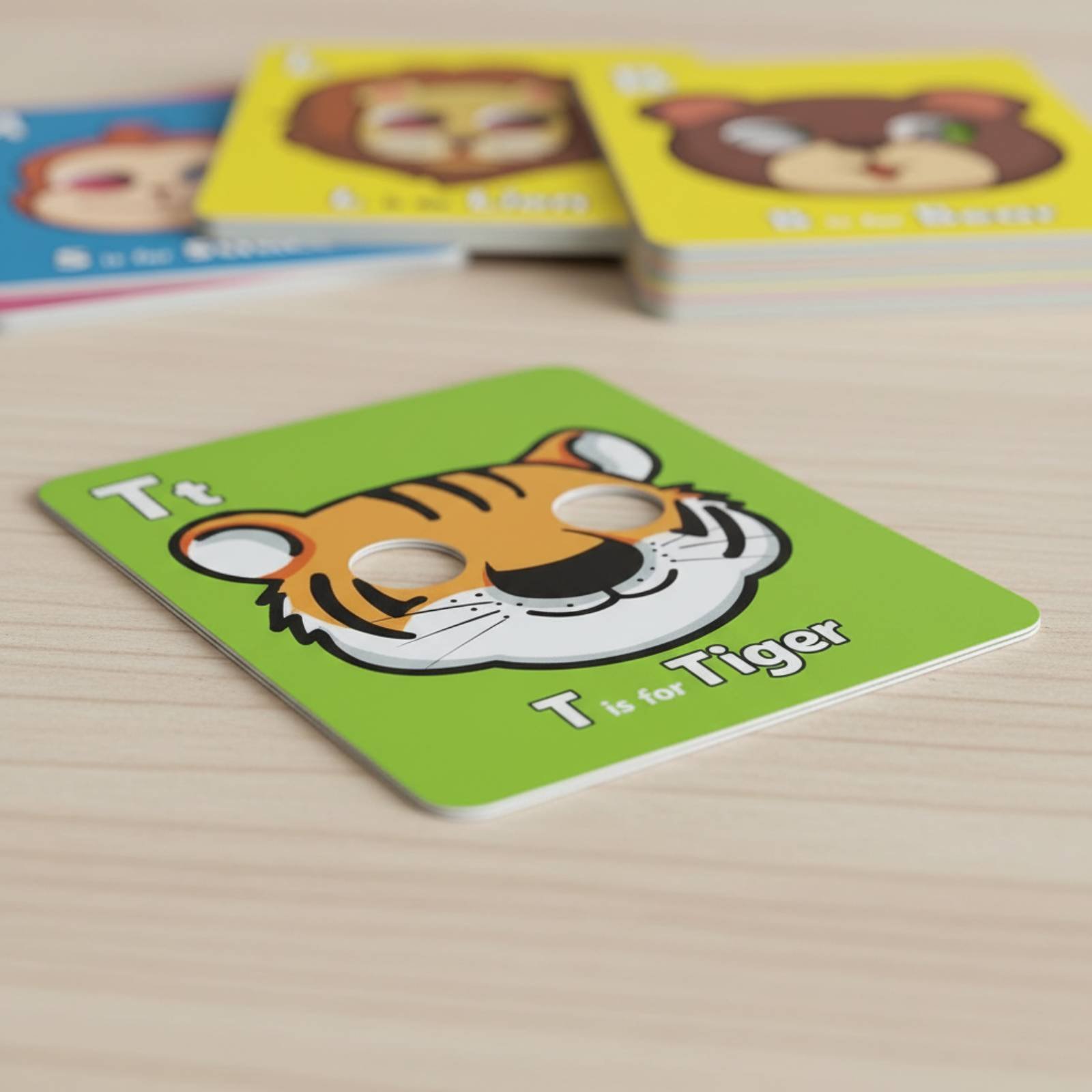 Creature Mask Flash Cards Inte - Educational Flash Card บทวิจารณ์และราคา