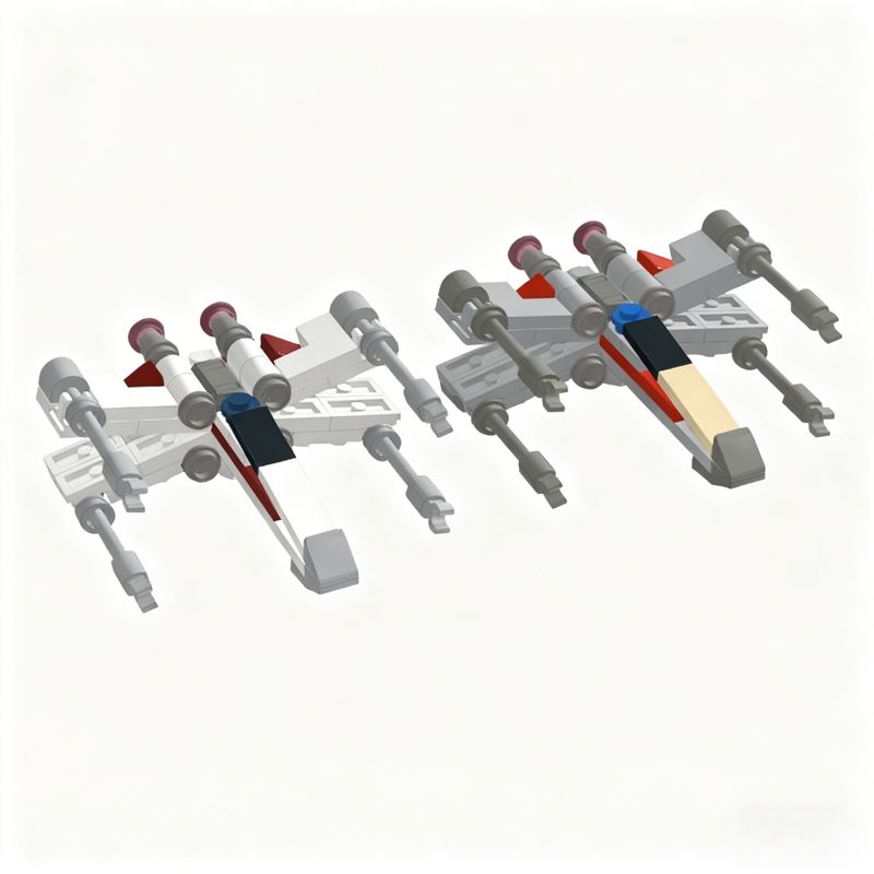 700pcs MOC Star Battle T X Win - Kids Toys Start With X บทวิจารณ์และราคา