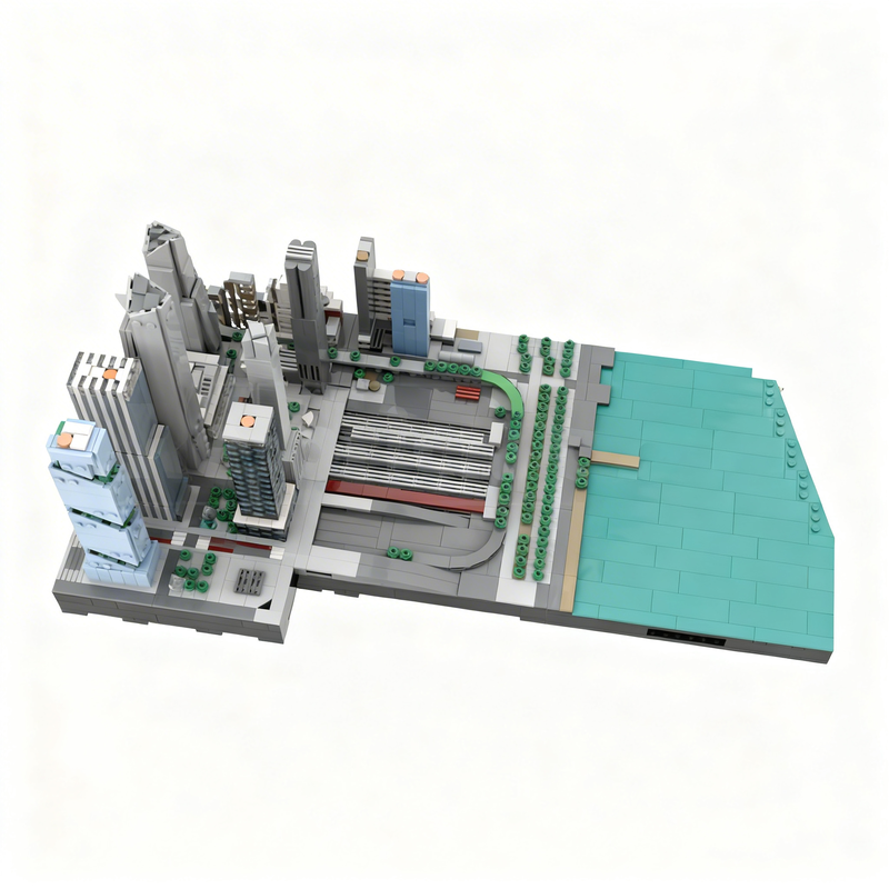 4386pcs MOC Hudson Yards NYC A - Kids Toys Nyc บทวิจารณ์และราคา