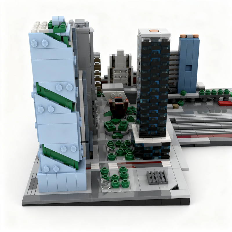 4386pcs MOC Hudson Yards NYC A - Kids Toys Nyc บทวิจารณ์และราคา