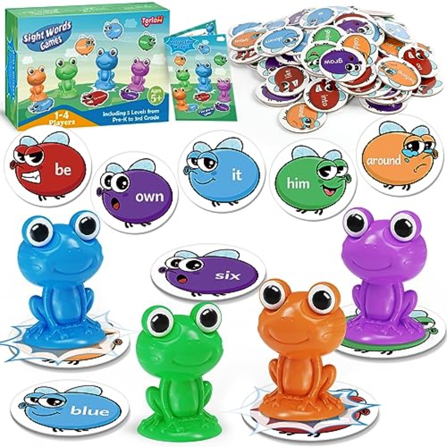 Sight Word Games Frog Site Wor - Educational Flash Card บทวิจารณ์และราคา