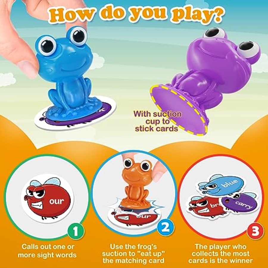 Sight Word Games Frog Site Wor - Educational Flash Card บทวิจารณ์และราคา