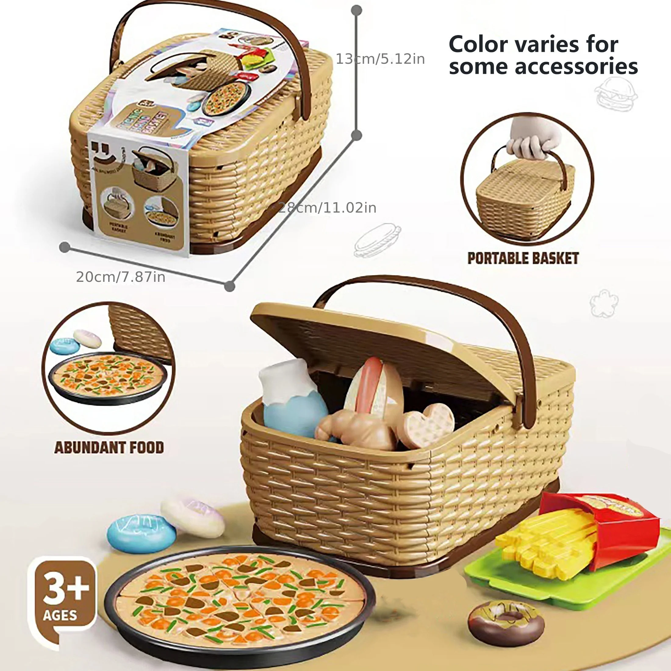 Pretend Play Simulation Kitche - Kids Toys Basket บทวิจารณ์และราคา
