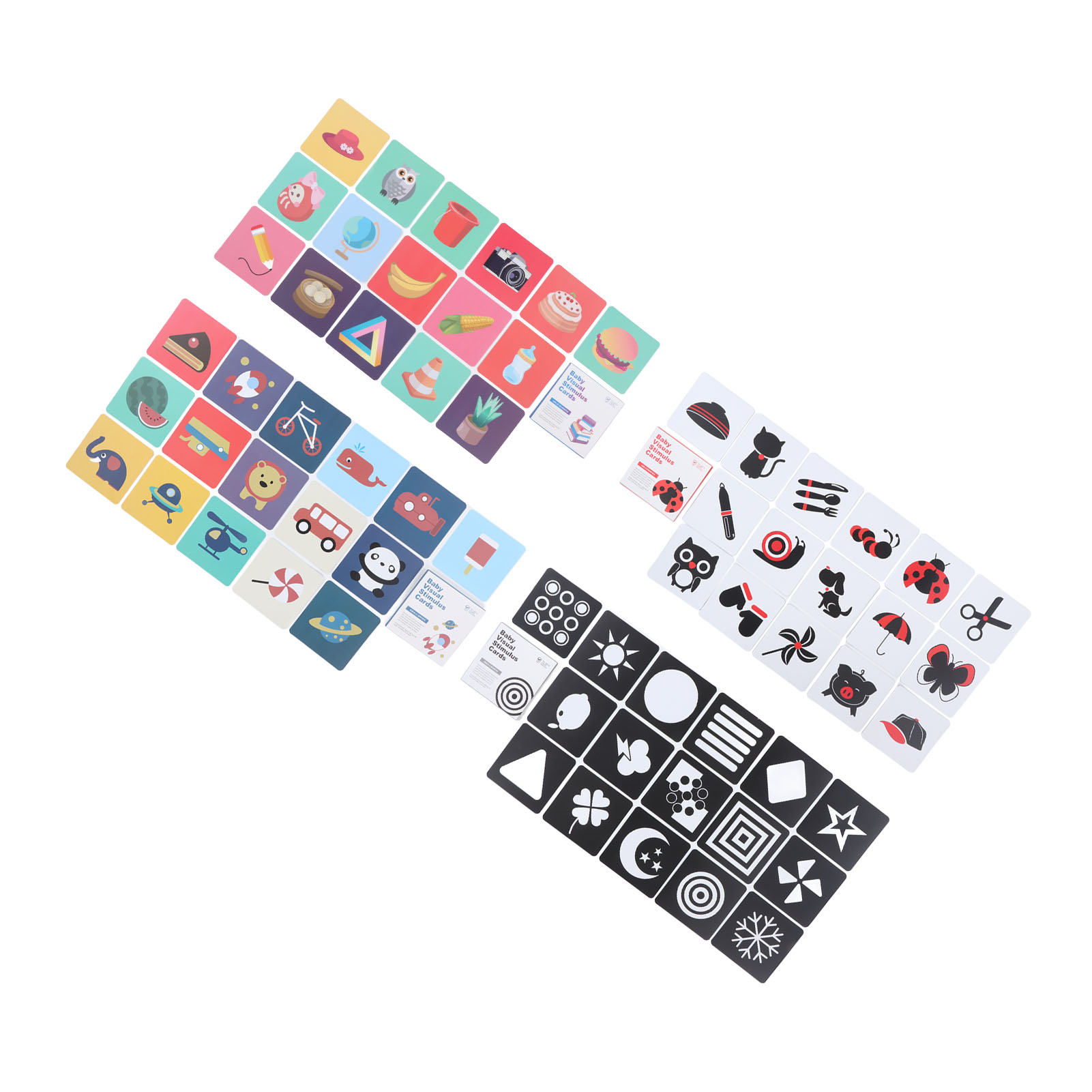 ZK40 64pcs High Contrast Baby  - Educational Flash Card บทวิจารณ์และราคา