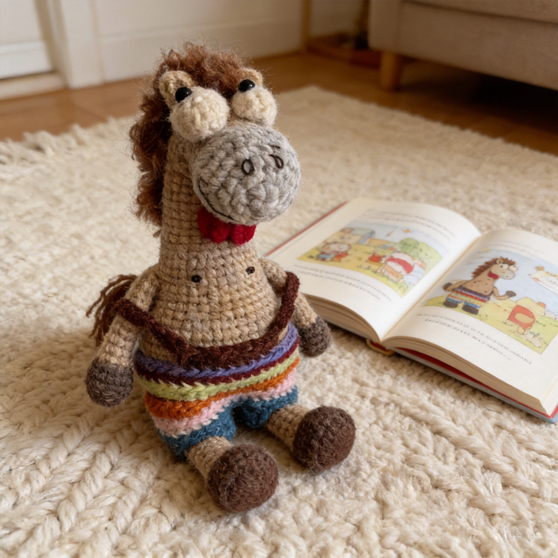 Custom Name Crochet Horse Plus - Kids Toys Names บทวิจารณ์และราคา