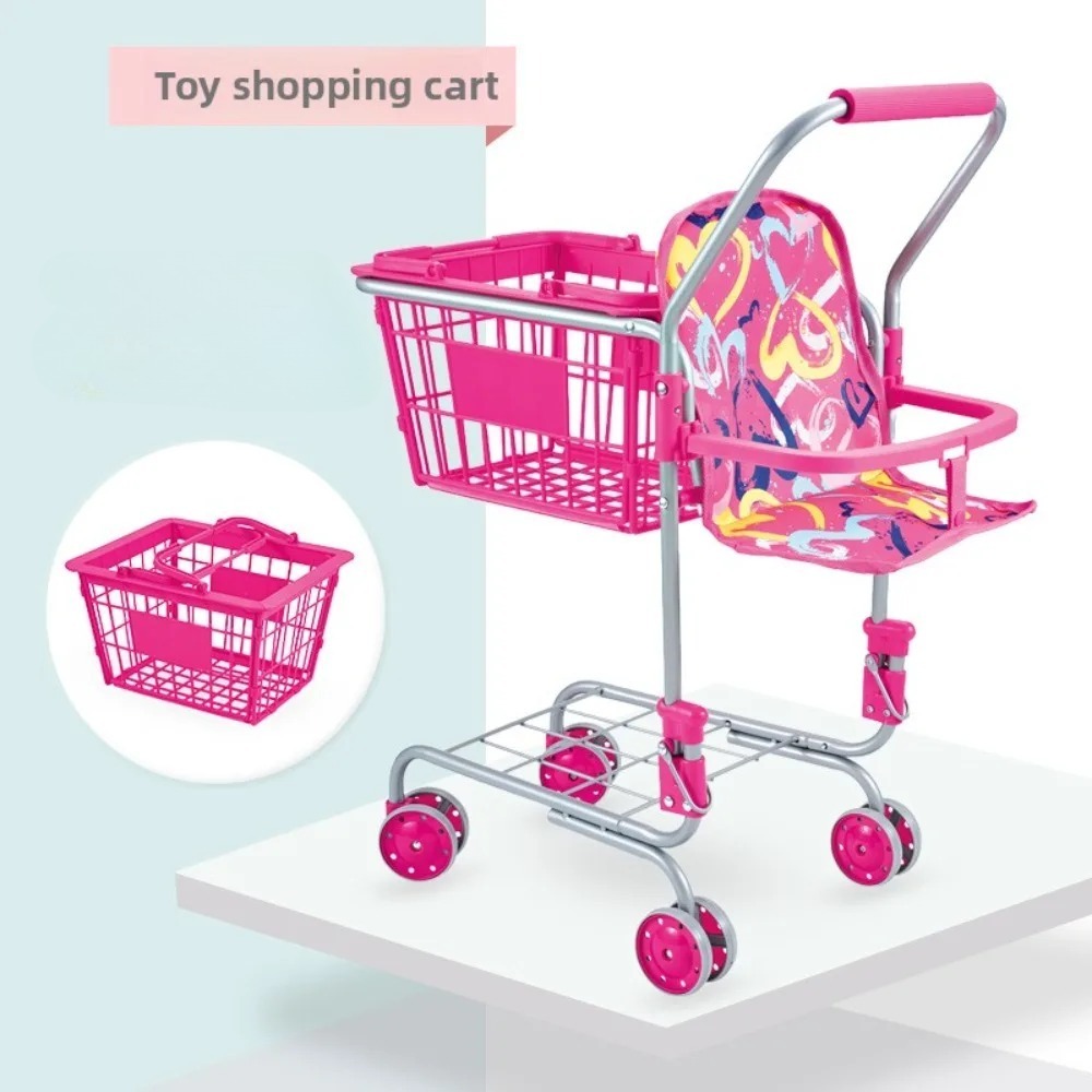 Baby Doll Shopping Cart for Gi - Kids Toys Basket บทวิจารณ์และราคา