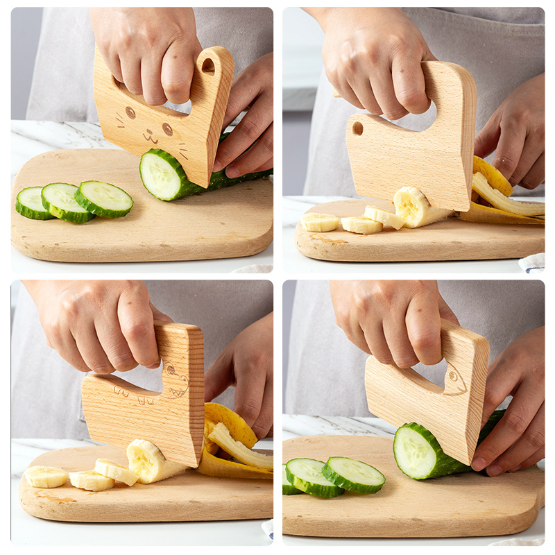 Wooden Kids Knife for Cooking  - Dinosaur Figurine Set บทวิจารณ์และราคา