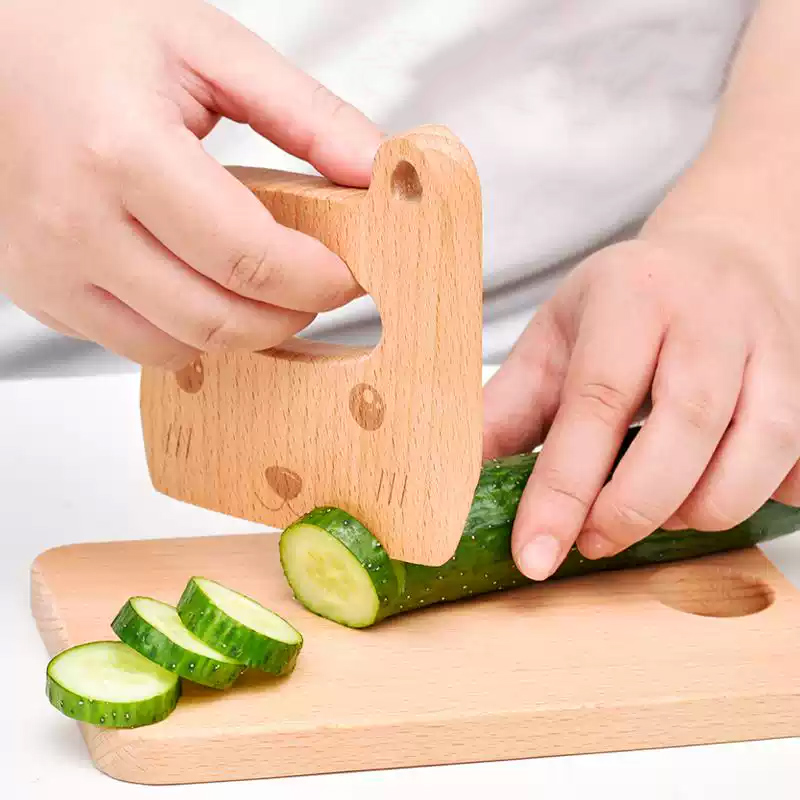 Wooden Kids Knife for Cooking  - Dinosaur Figurine Set บทวิจารณ์และราคา