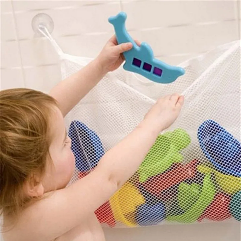 Baby Bathroom Mesh Bath Bag Ki - Kids Toys Basket บทวิจารณ์และราคา