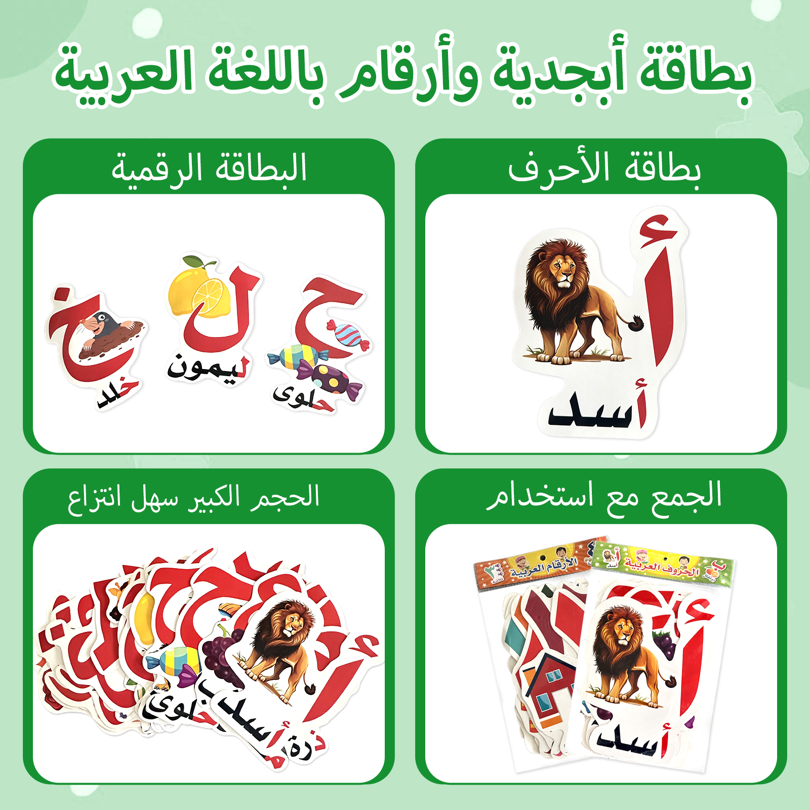 Arabic Alphabet And Number Fla - Educational Flash Card บทวิจารณ์และราคา