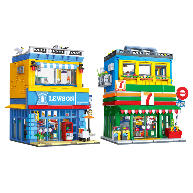 1263+PCS Street Scene Convenie - Kids Toys In Store บทวิจารณ์และราคา