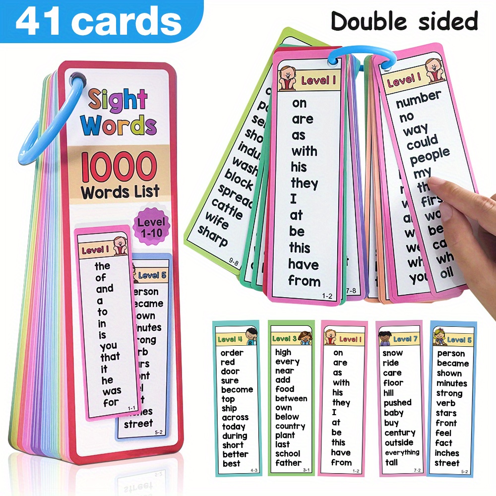 1000 Sight Words Flash Cards f - Educational Flash Card บทวิจารณ์และราคา